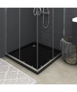 Piatto Doccia Quadrato in ABS Nero 90x90 cm
