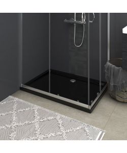 Piatto Doccia in ABS Rettangolare Nero 70x100 cm