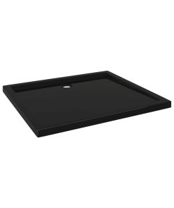 Piatto Doccia in ABS Rettangolare Nero 80x90 cm