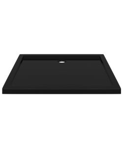 Piatto Doccia in ABS Rettangolare Nero 80x90 cm