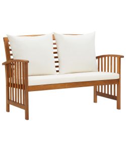 Set Divani da Giardino 4 pz con Cuscini in Massello di Acacia 3057975