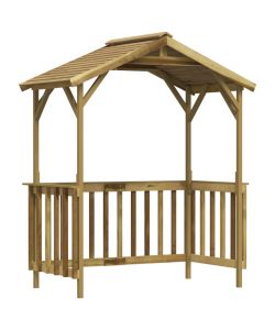 Capanno per Barbecue 163,5x93x210 cm in Pino Impregnato