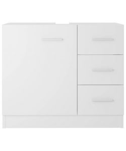 vidaXL Mobile Sottolavabo Bianco 63x30x54 cm in Multistrato - Design Elegante e Spazio di Stoccaggio