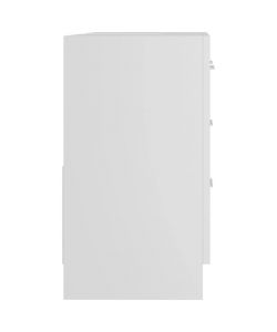 vidaXL Mobile Sottolavabo Bianco 63x30x54 cm in Multistrato - Design Elegante e Spazio di Stoccaggio