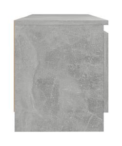 Mobile Porta TV con Luci LED Grigio Cemento 120x30x35,5 cm