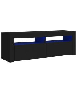Mobile Porta TV con Luci LED Nero 120x35x40 cm 283153