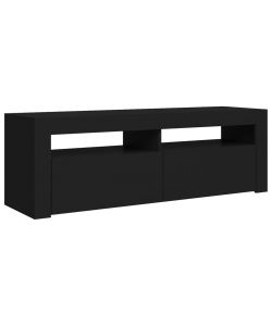 Mobile Porta TV con Luci LED Nero 120x35x40 cm 283153