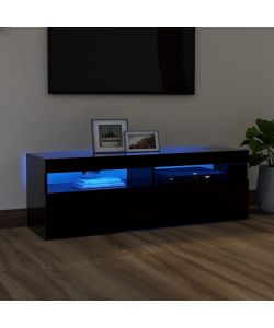 Mobile Porta TV con Luci LED Nero 120x35x40 cm 241723