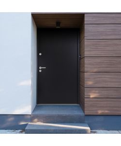 Porta Ingresso in Alluminio Antracite 110x207,5 cm 3059680