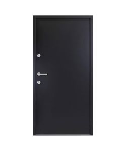 Porta Ingresso in Alluminio Antracite 110x207,5 cm 3059680