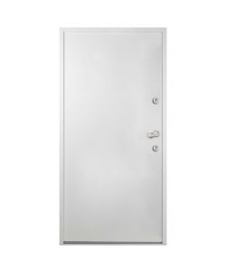 Porta Ingresso in Alluminio Bianca 100x200 cm 3059695