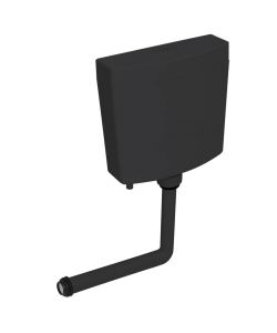 Sciacquone WC con Ingresso Acqua dal Basso 3/6 L Nero