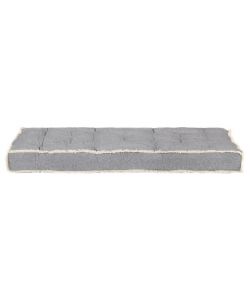 Cuscino per Divano in Pallet Antracite 120x80x10 cm