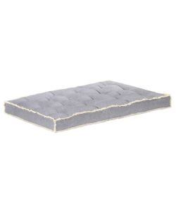 Cuscino per Divano in Pallet Antracite 120x80x10 cm