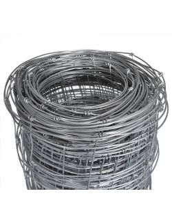 Recinzione da Giardino in Acciaio Zincato 50x1 m Argento