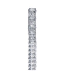 Recinzione da Giardino in Acciaio Zincato 50x1,5 m Argento
