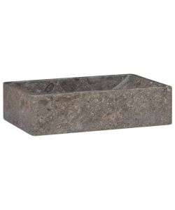 Lavandino Grigio 45x30x12 cm in Marmo