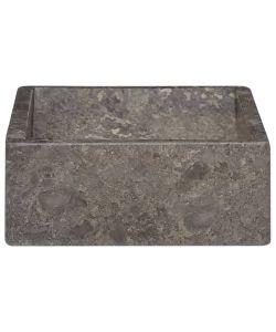 Lavandino Grigio 45x30x12 cm in Marmo