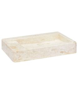 Lavandino Crema 58x39x10 cm in Marmo