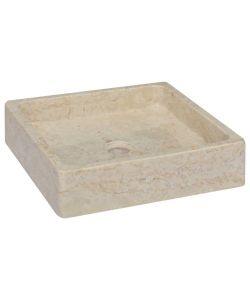 Lavandino Crema 40x40x10 cm in Marmo