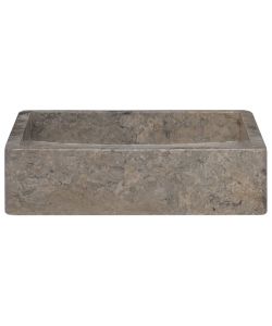 Lavandino Grigio 40x40x10 cm in Marmo