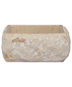Lavandino Crema 30x30x13 cm in Marmo