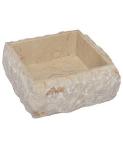 Lavandino Crema 30x30x13 cm in Marmo