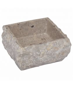 Lavandino Grigio 30x30x13 cm in Marmo