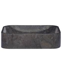 Lavandino Nero 40x40x10 cm in Marmo