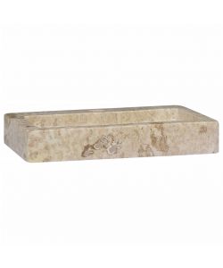 Lavandino Crema 38x24x6,5 cm in Marmo