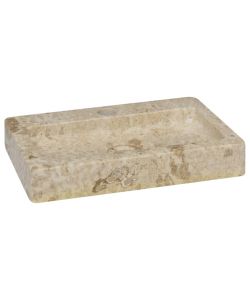 Lavandino Crema 38x24x6,5 cm in Marmo