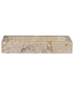 Lavandino Crema 38x24x6,5 cm in Marmo