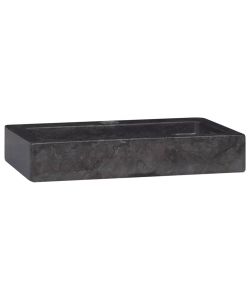 Lavandino Nero 38x24x6,5 cm in Marmo