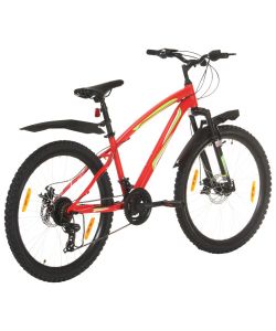 Mountain Bike 21 Speed 26' Ruote 36 cm Rosso