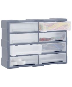  Mobile Contenitore con 8 Cassetti Grandi 52x16x37 cm