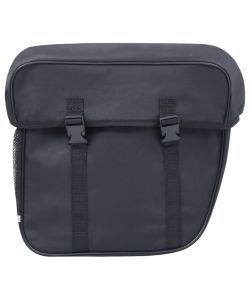 Borsa Doppia Bicicletta Impermeabile per Portapacchi 35 L Nero