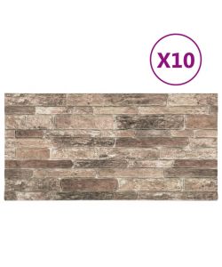 Pannelli Murali 3D con Design a Mattoni Multicolore 10 pz EPS 149585
