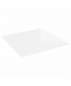 Piastrelle Mosaico 11 pz Bianco 30x30 cm in Vetro