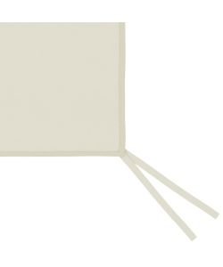 Parete con Finestre per Gazebo 6x2 m Crema