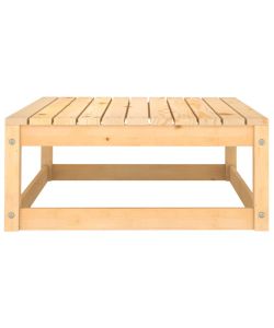 Poggiapiedi da Giardino 42x35x45 cm in Legno Massello di Pino