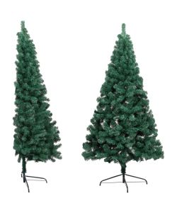 Albero di Natale Artificiale a Met Supporto Verde 120 cm PVC