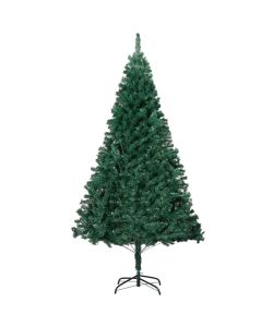 Albero di Natale Artificiale con Rami Folti Verde 120 cm PVC