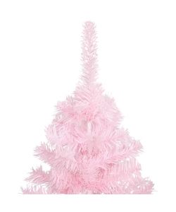 Albero di Natale Artificiale con Supporto Rosa 240 cm PVC