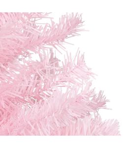 Albero di Natale Artificiale con Supporto Rosa 240 cm PVC