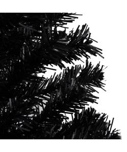 Albero di Natale Artificiale con Supporto Nero 240 cm PVC