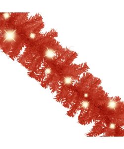 Ghirlanda Natalizia con Luci a LED 5 m Rosso
