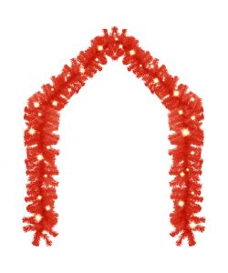 Ghirlanda Natalizia con Luci a LED 10 m Rosso