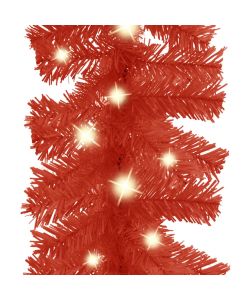 Ghirlanda Natalizia con Luci a LED 10 m Rosso