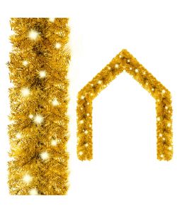 Ghirlanda Natalizia con Luci a LED 20 m Oro