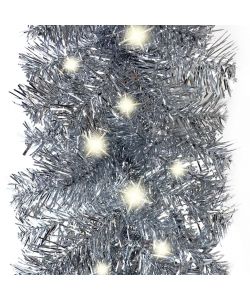 Ghirlanda Natalizia con Luci a LED 10 m Argento